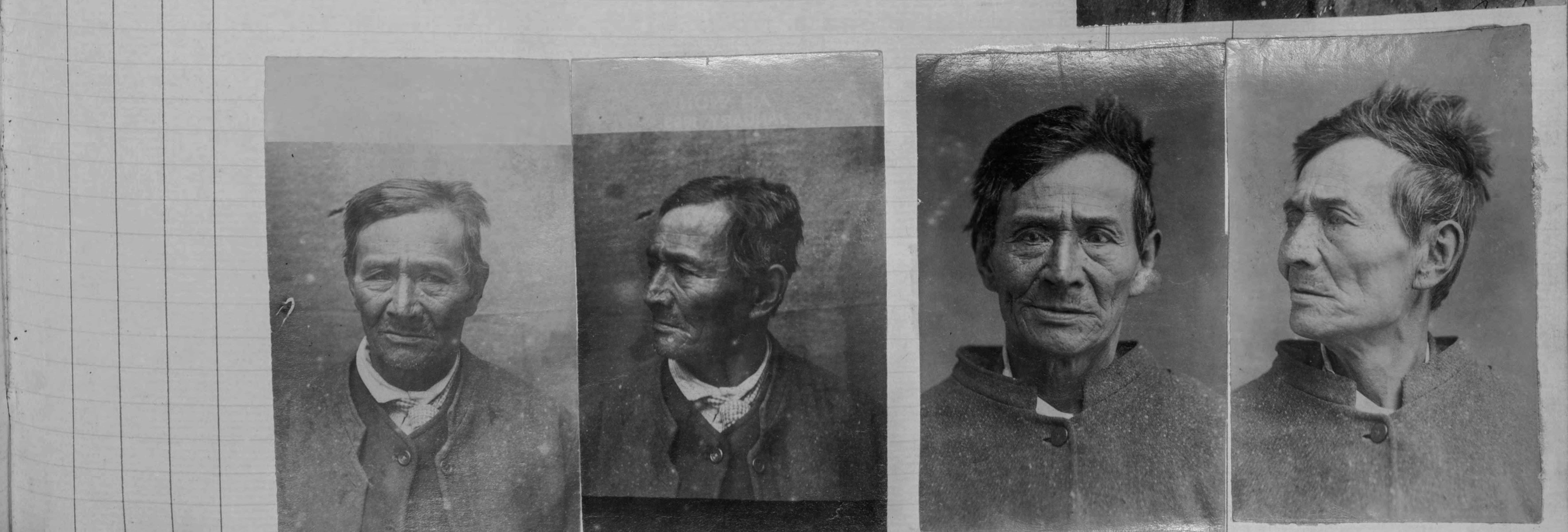 James Ah Oun, Prison Register, 20 March 1891, VPRS 515/P0 Unit 44 Folio 285 Page from the prison register showing photograph and details for James Ah Oun