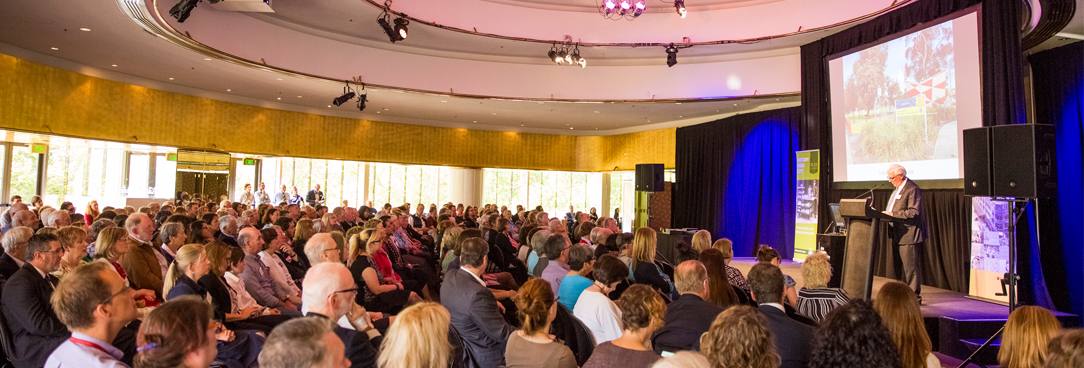 Victorian Community History Awards Graeme Davison speaking to the crowd
