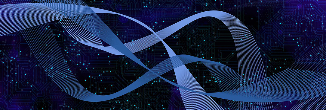 Stock Image blue swirls