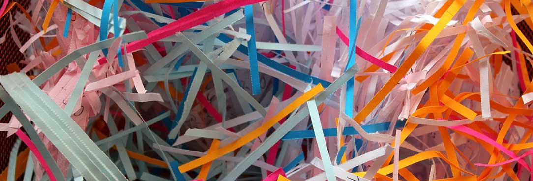 Stock Image shredded paper