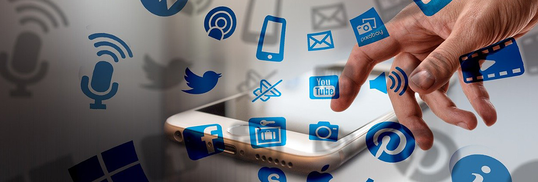 stock image social media