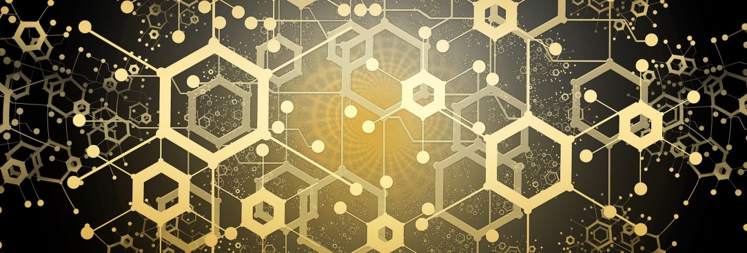 Stock Image abstract gold shapes