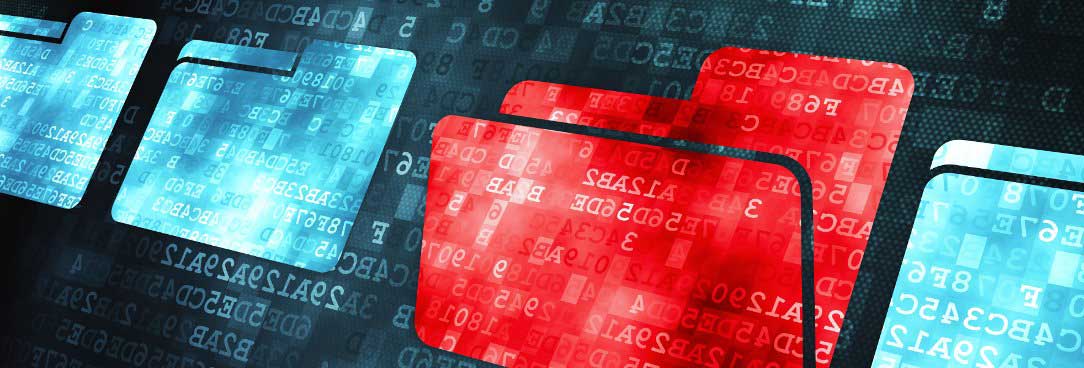 Stock Image digital folders