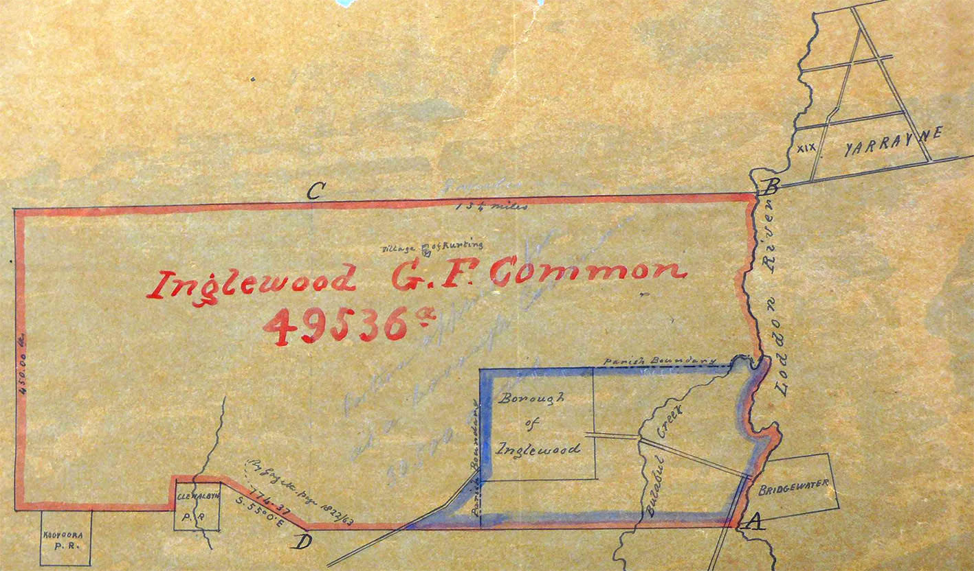 Plan of Inglewood Gold Field 