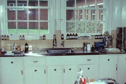 The kitchen at Bundoora Repatriation Mental Hospital, now demolished, where Dr JFJ Cade experimented with lithium carbonate, circa 1993