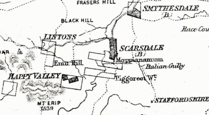 Detail of plan of the County of Grenville in FE Hiscocks & Co