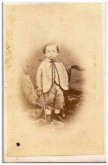 Arthur Kong Meng, c. 1863. Thomas Bradley Harris photo album, on website The Eastern window, p. 27 (accessed 12 March 2012).