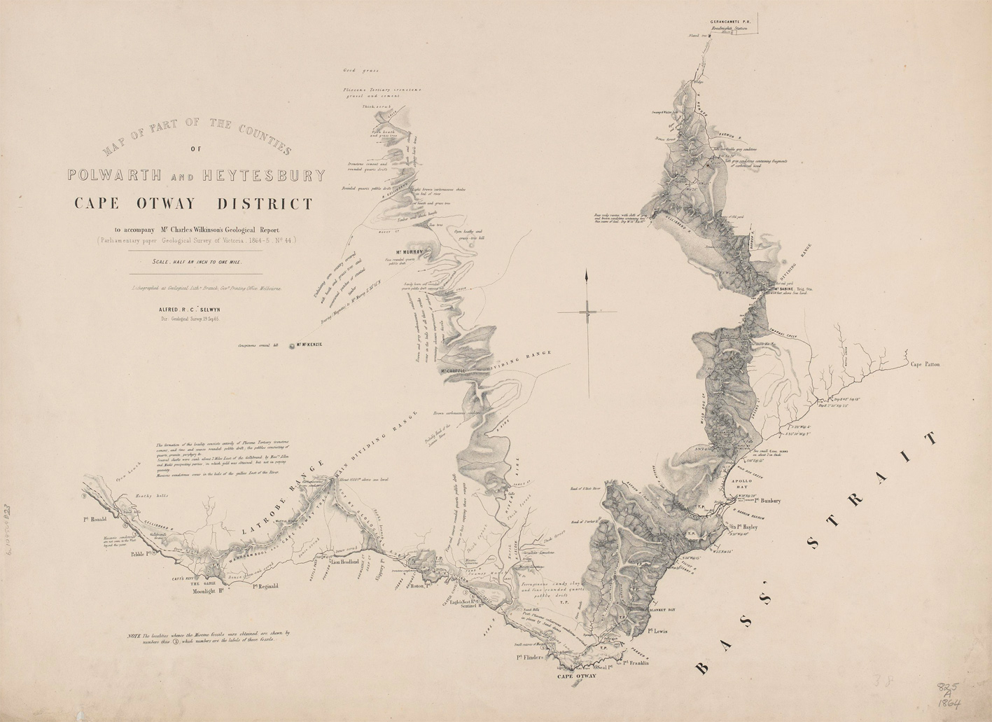 Cape Otway map