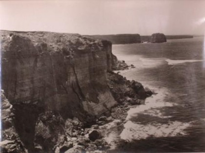 image of a clif and coastline