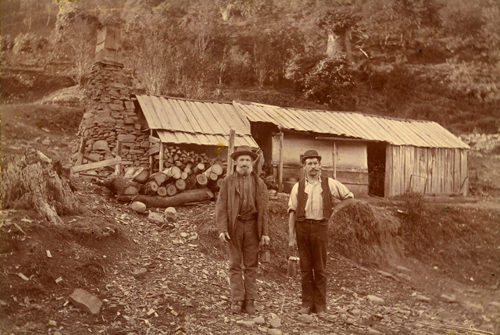 Two unidentified miners