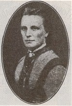 portrait photo of an unsmiling woman