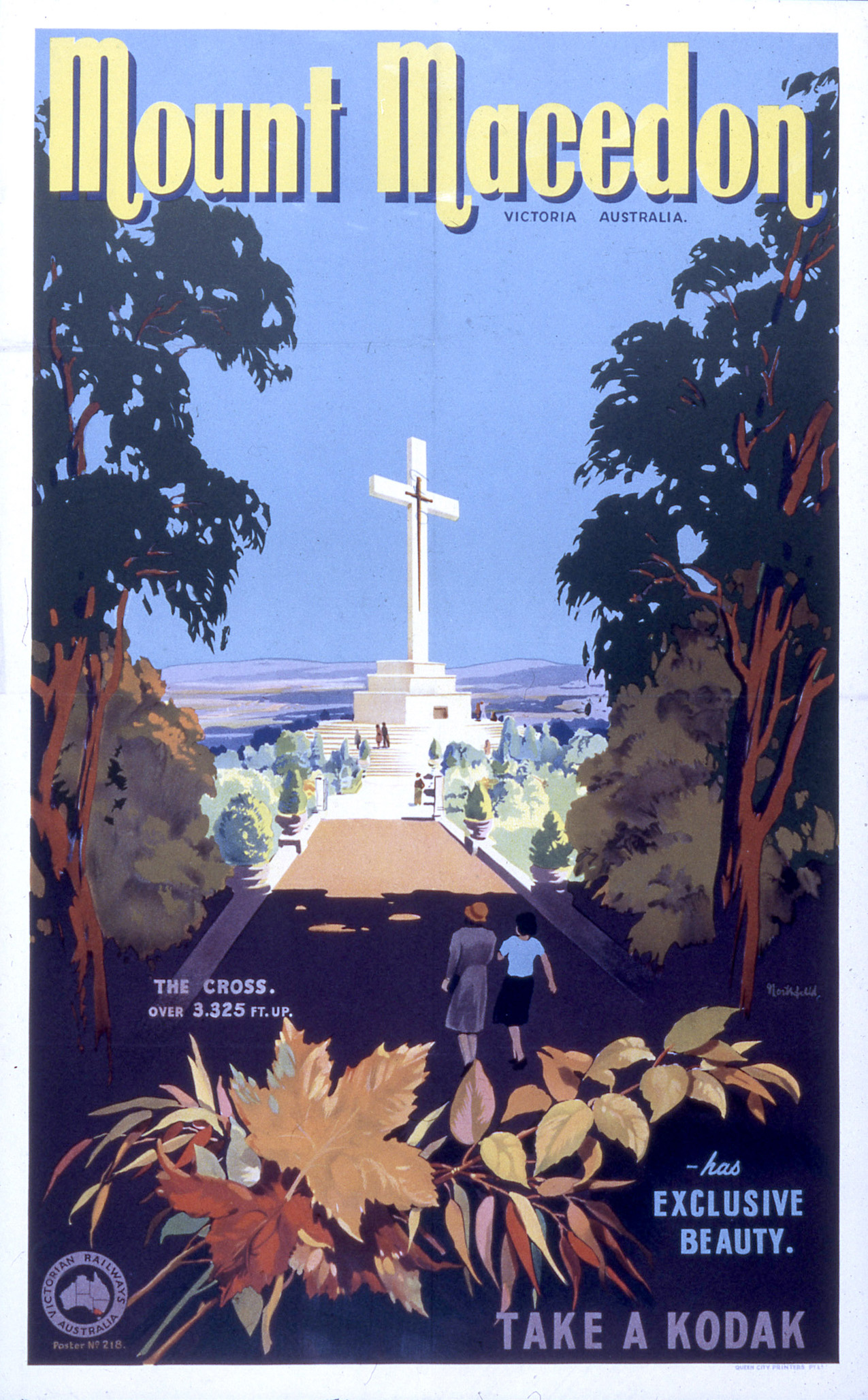 Mount Macedon poster by James Northfield