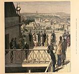 Figure 5: ‘A view from the balcony’, Illustrated Australian News, 6 November 1880, p. 200.